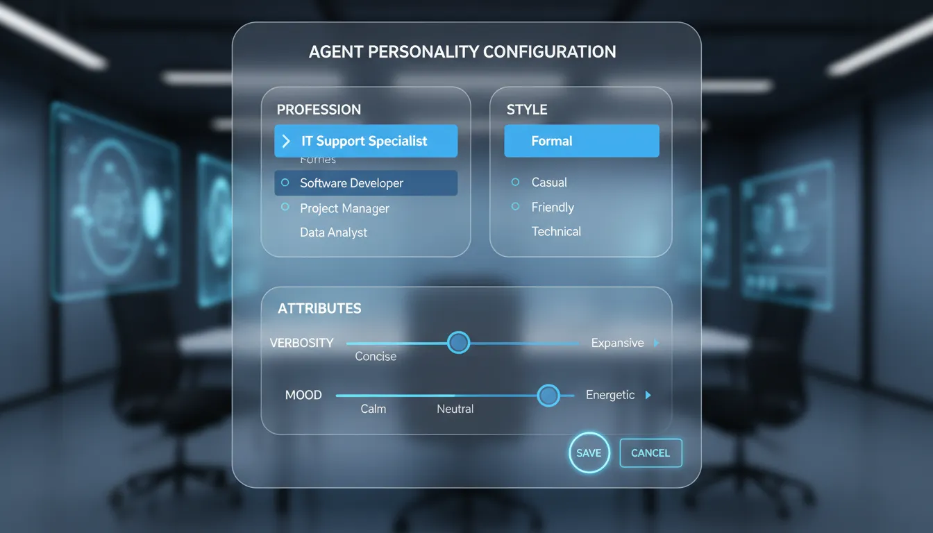 Agent Personality Configuration