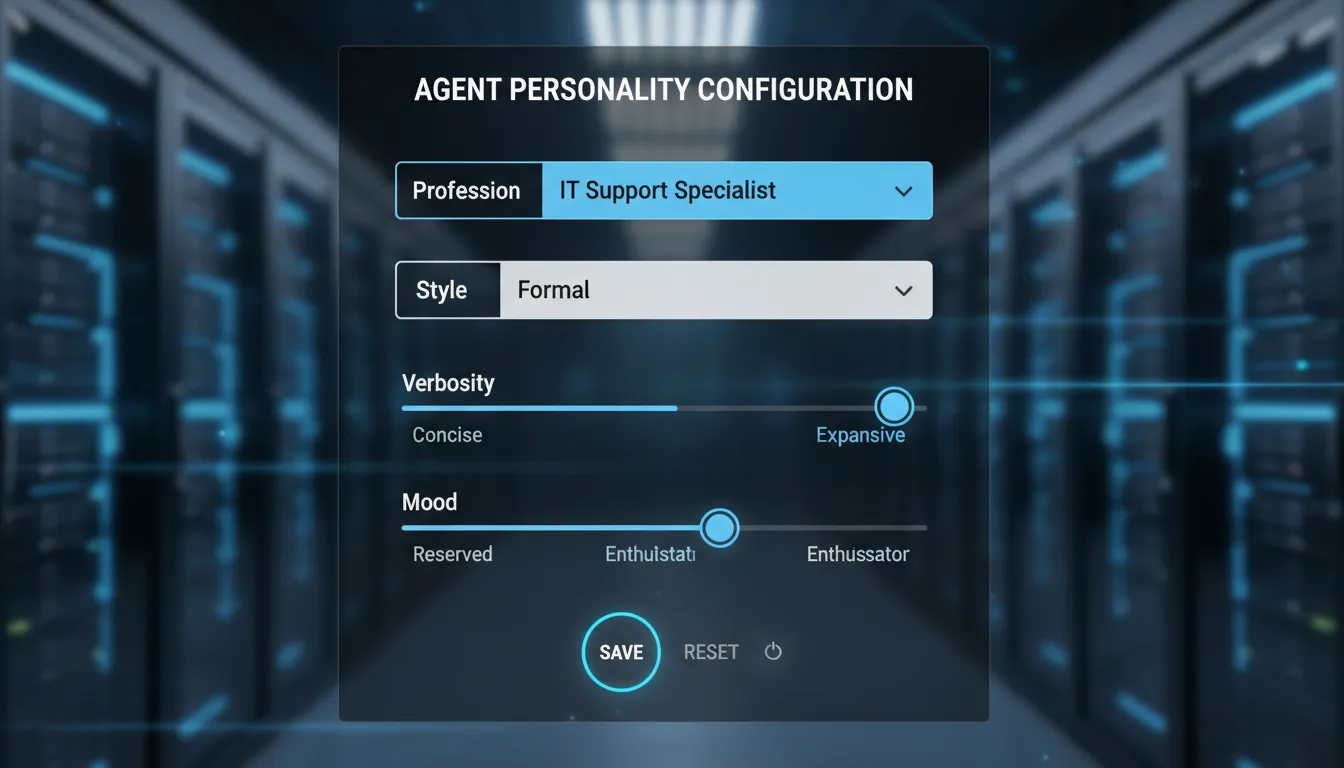 Agent Personality Configuration