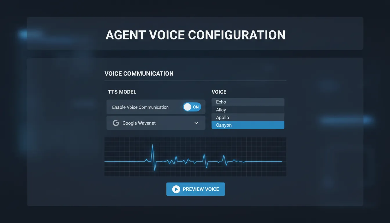 Agent Voice Configuration