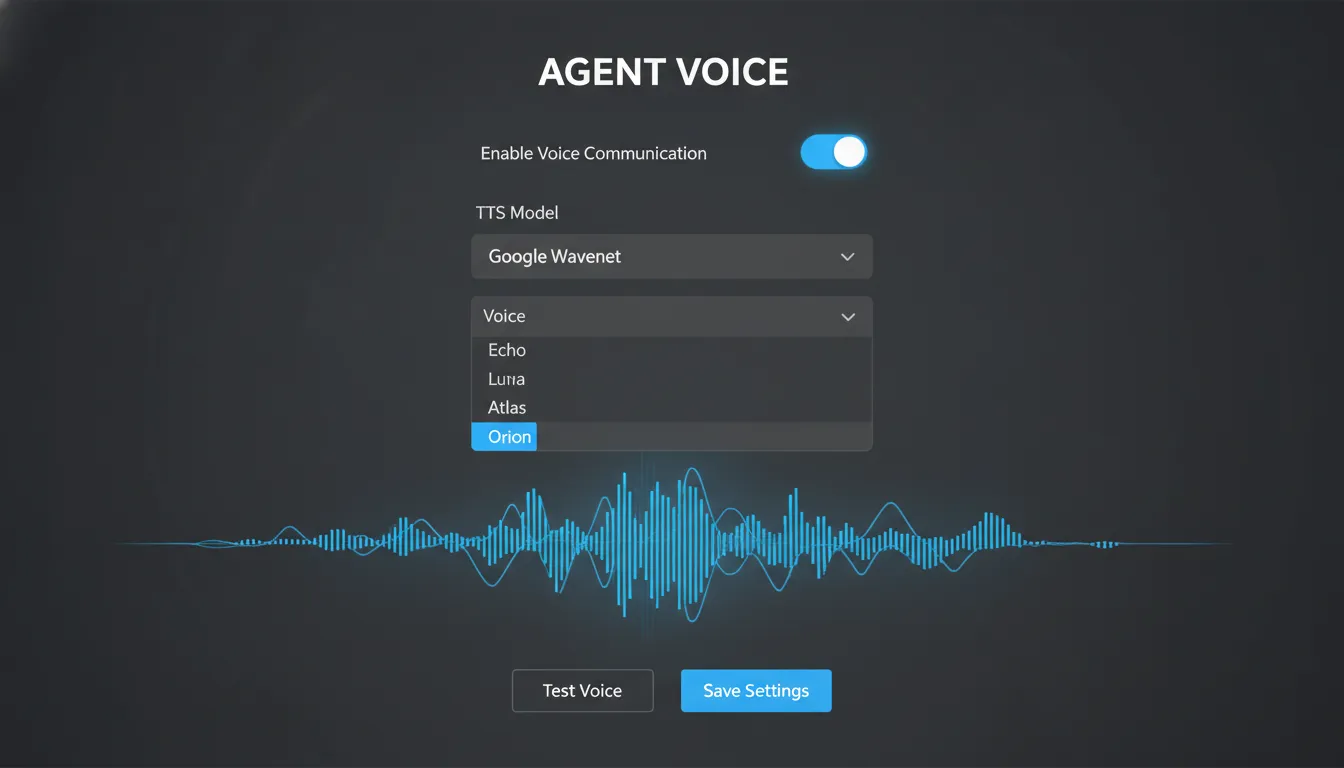 Agent Voice Configuration