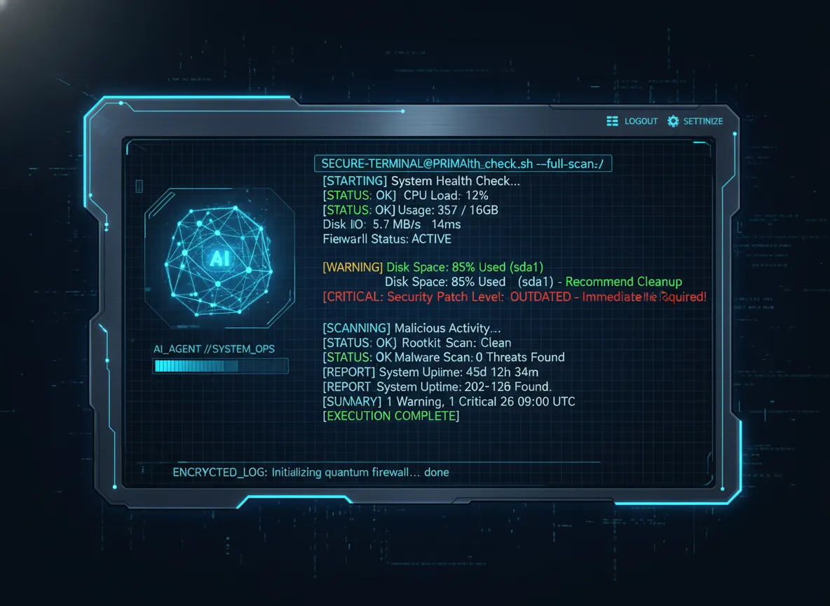 AI agent using a terminal