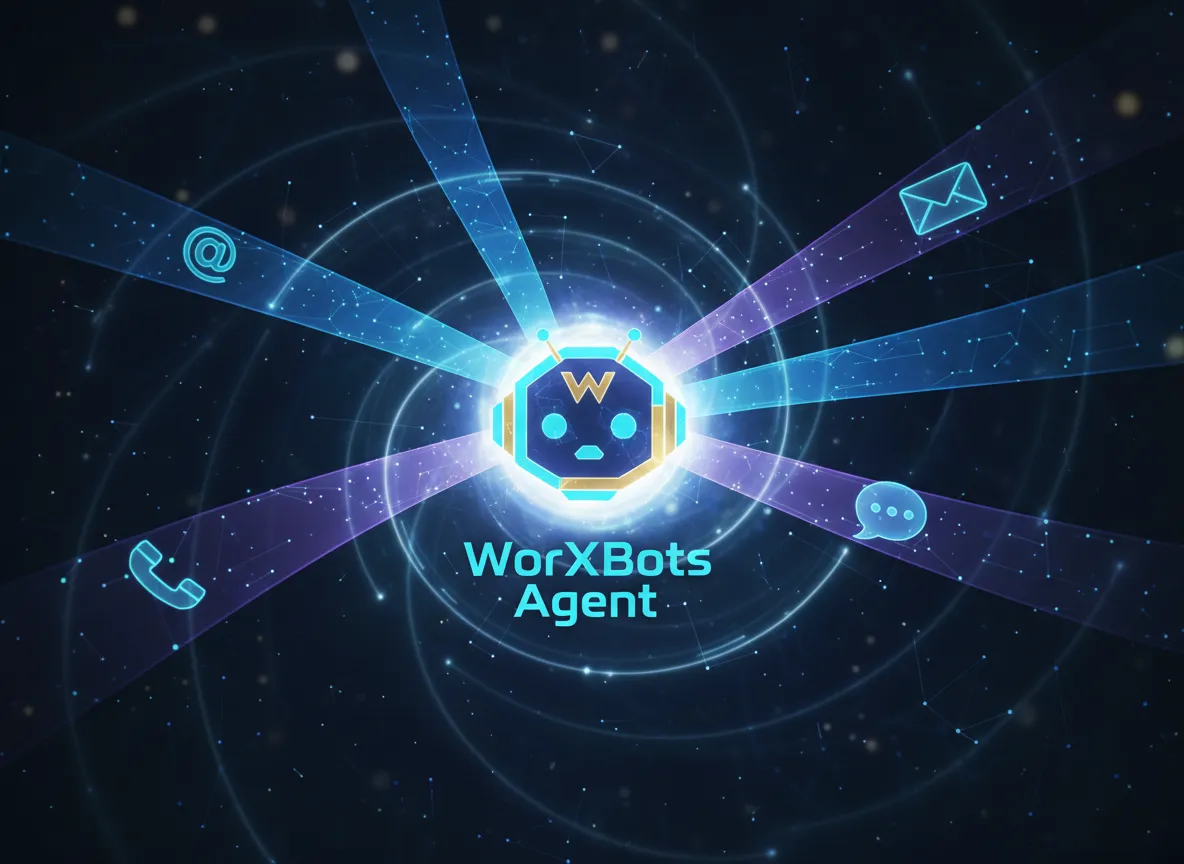 AI agent communicating on multiple channels
