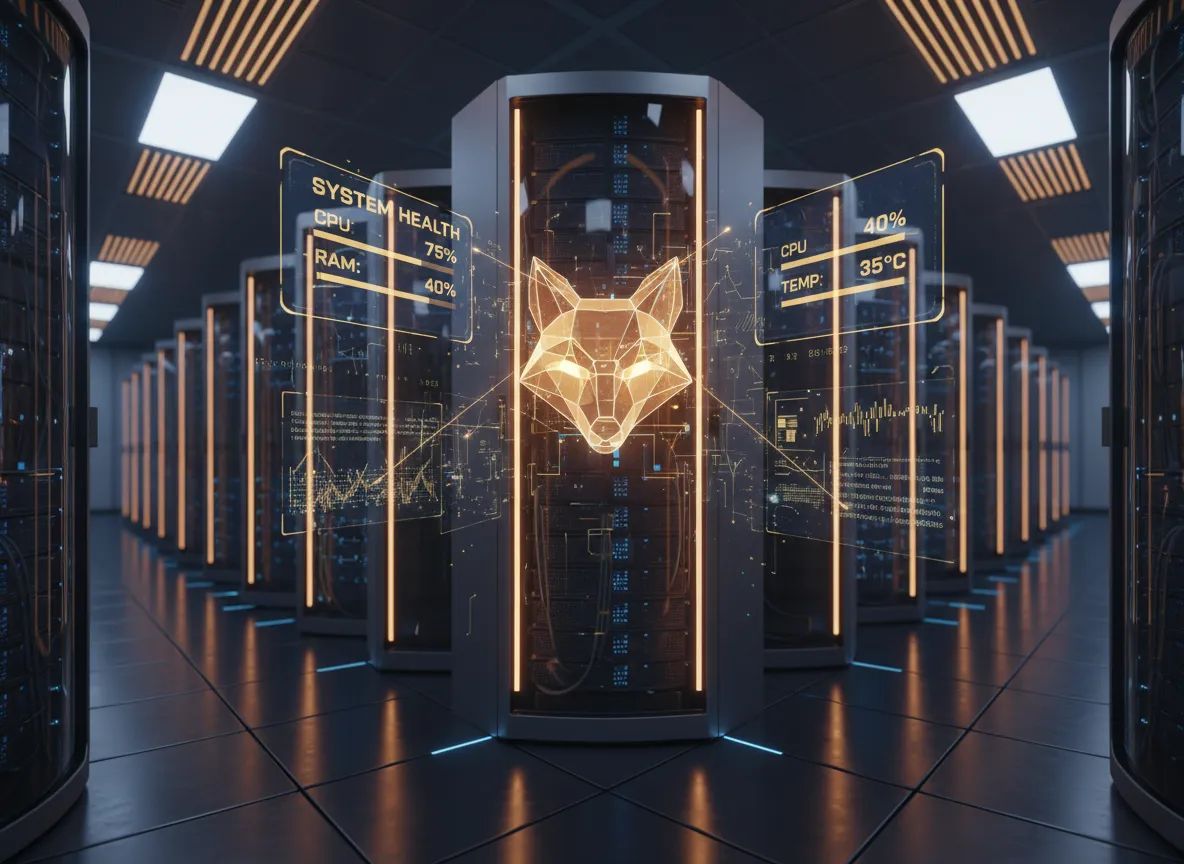 AI agent monitoring servers
