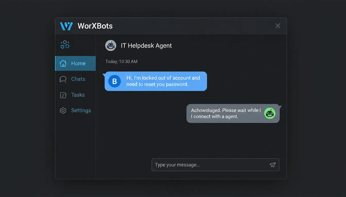 User requests password reset