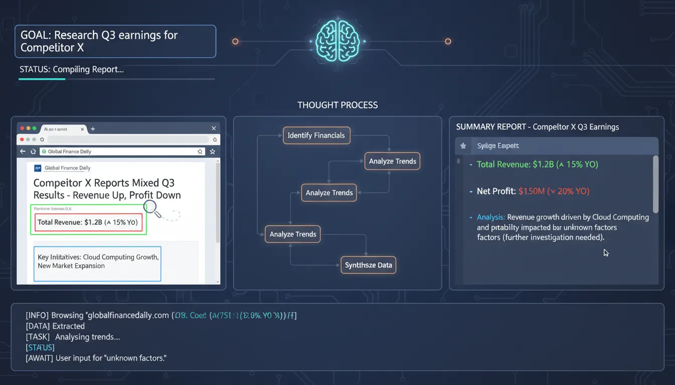 Autonomous web research