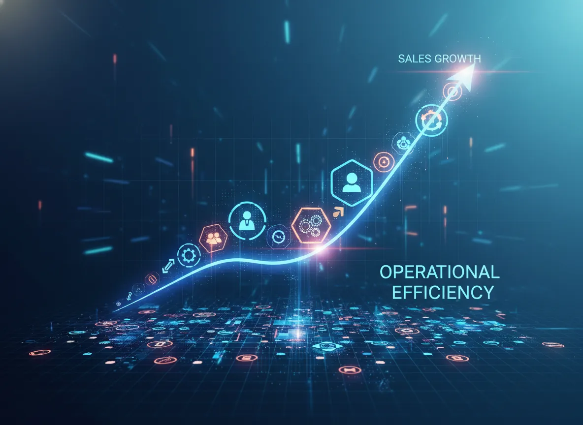 Sales growth driven by operational automation